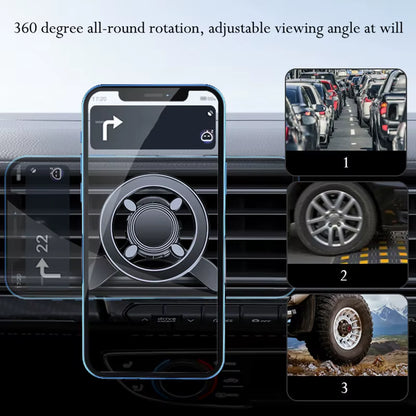 Car Phone Holder,Magnetic Phone Holder for Car Air Vent Phone Holder Mount,360° Rotation Phone Holders