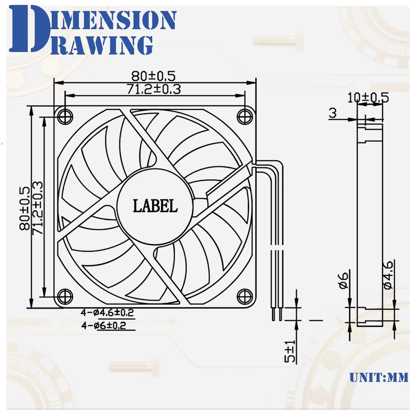 80MM Fan 5V USB Fan 80X80X10Mm 8Cm DC 5V 12V 24V 8010 Fan Brushless Cooling Cooler PC Fan Computer Case Fan Cooler