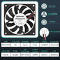 80MM Fan 5V USB Fan 80X80X10Mm 8Cm DC 5V 12V 24V 8010 Fan Brushless Cooling Cooler PC Fan Computer Case Fan Cooler