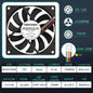 80MM Fan 5V USB Fan 80X80X10Mm 8Cm DC 5V 12V 24V 8010 Fan Brushless Cooling Cooler PC Fan Computer Case Fan Cooler