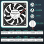 80MM Fan 5V USB Fan 80X80X10Mm 8Cm DC 5V 12V 24V 8010 Fan Brushless Cooling Cooler PC Fan Computer Case Fan Cooler