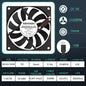 80MM Fan 5V USB Fan 80X80X10Mm 8Cm DC 5V 12V 24V 8010 Fan Brushless Cooling Cooler PC Fan Computer Case Fan Cooler
